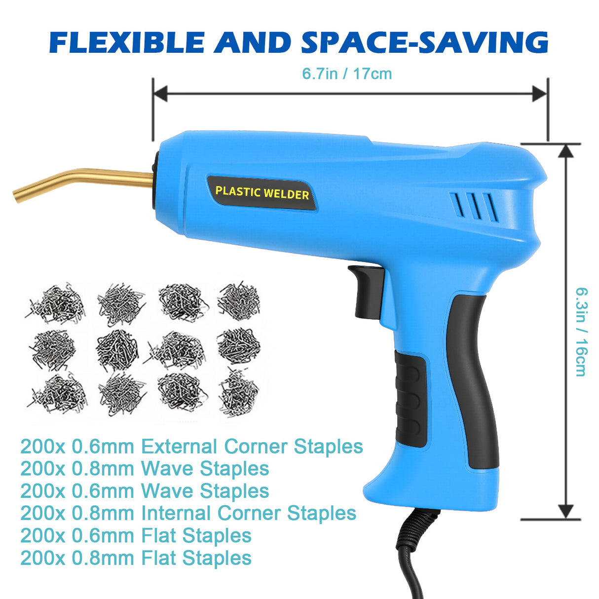 Electric Hot Melt Staple Gun for Upholstery and Carpentry