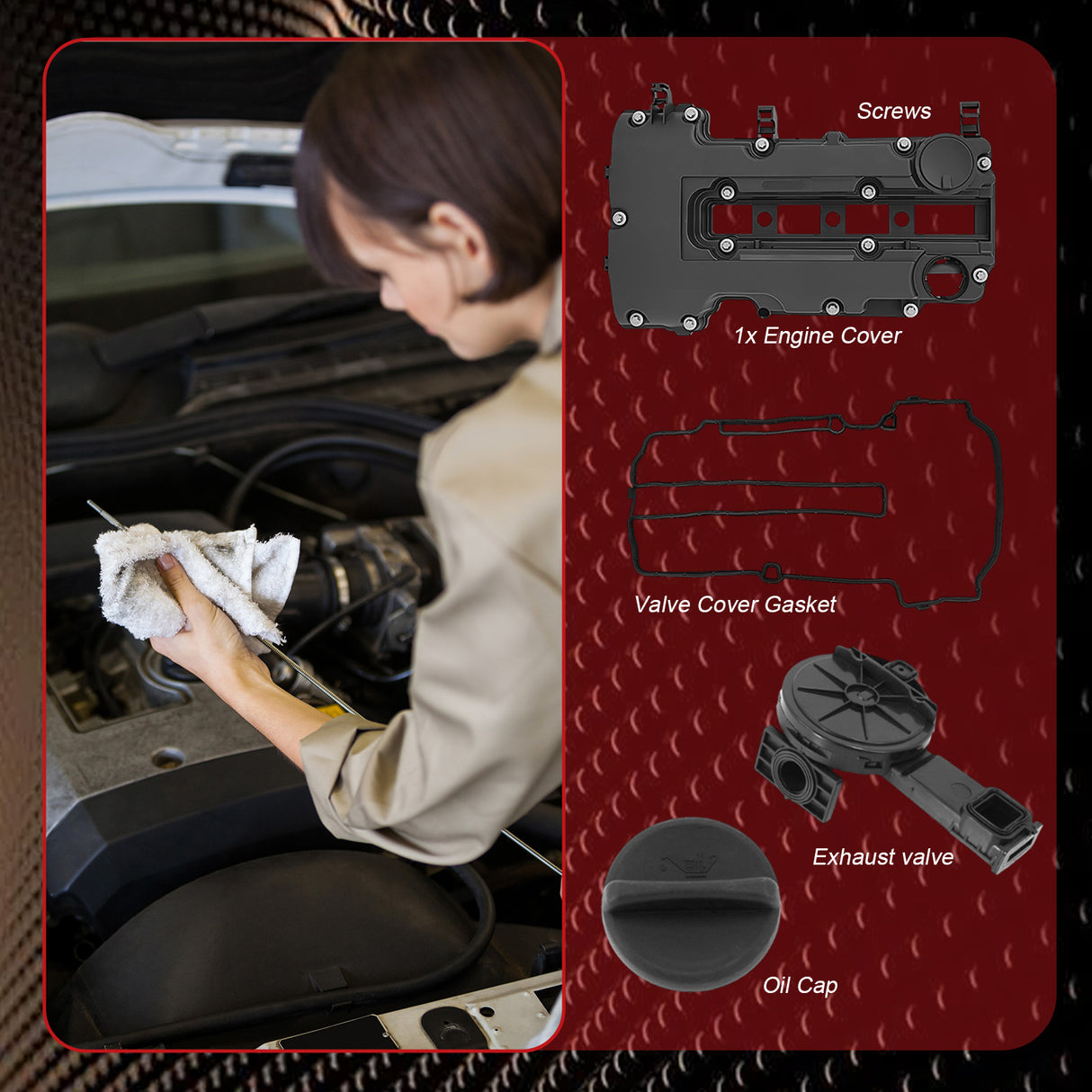 Engine Valve Cover 25198874 for Vauxhall Astra J Corsa Insignia 1.2 1.4