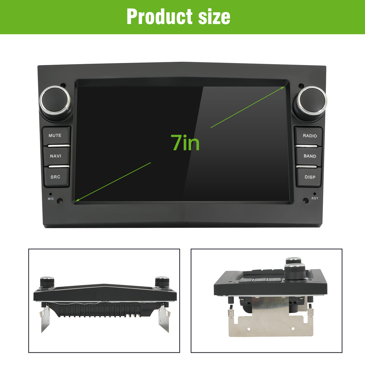 7'' Apple Carplay Android 14 Radio Stereo — Vauxhall Corsa 2006-2014