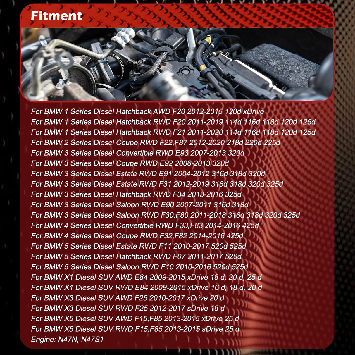 Engine Valve Cover 8581798 11128589941 for BMW E90 E91 E92 E93 F20 F21 F31