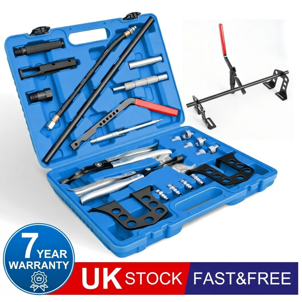 39pcs Valve Cylinder Head Spring Compressor Tool Kit for Car Engine