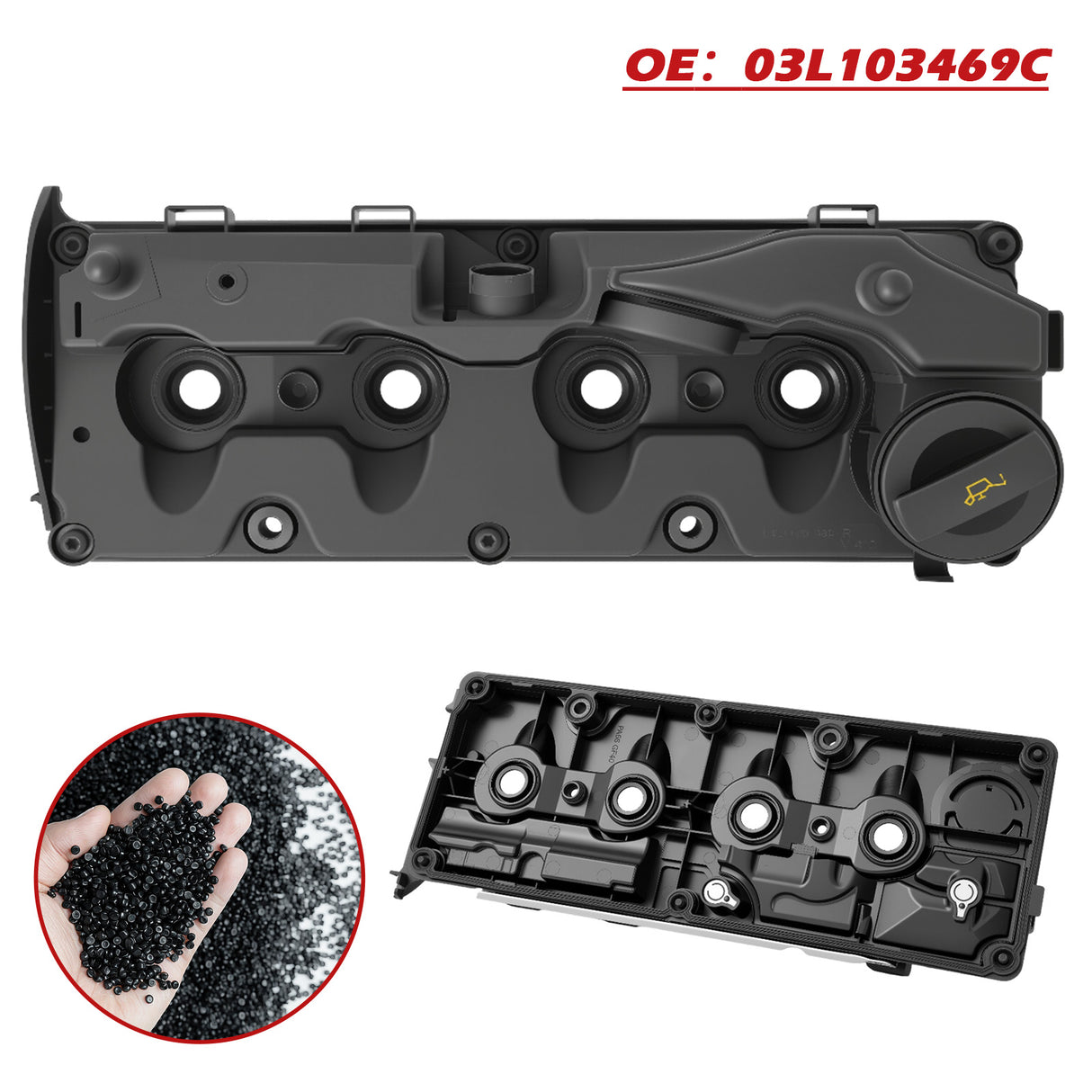 Engine Valve Cover 03L103469C for Volkswagen Caddy 2011–2016 1.6 TDI