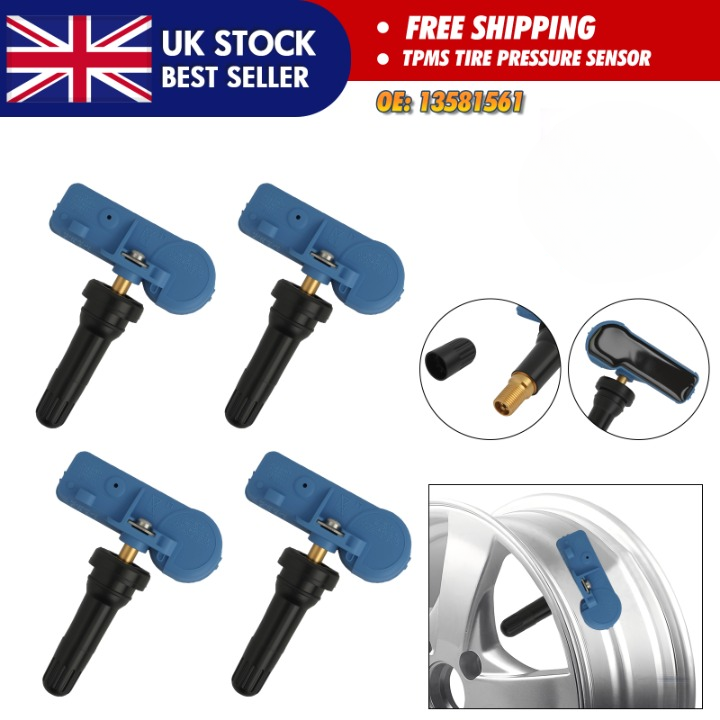 4pcs Tyre Pressure Sensors 13581561 for Vauxhall Mokka