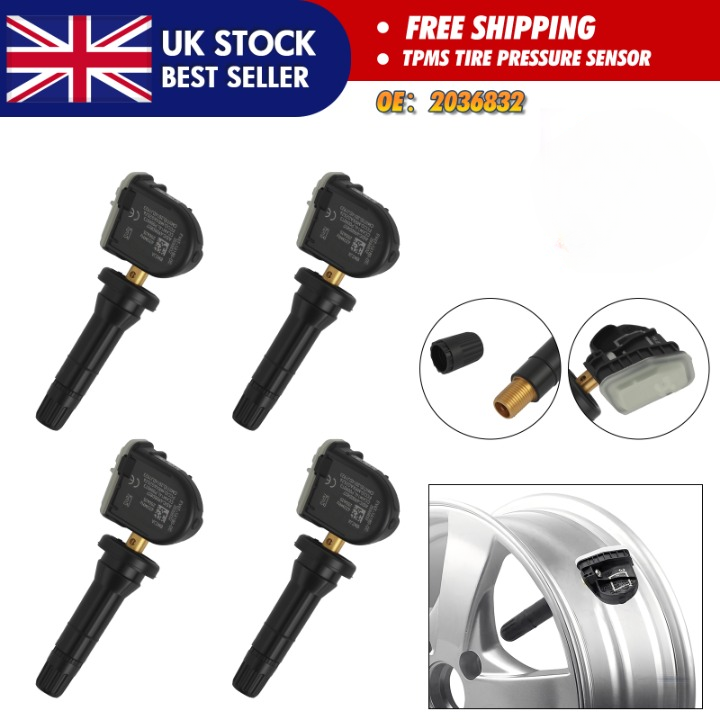4pcs Tyre Pressure Sensors 2036832 for Ford Focus Fiesta Kuga Mondeo