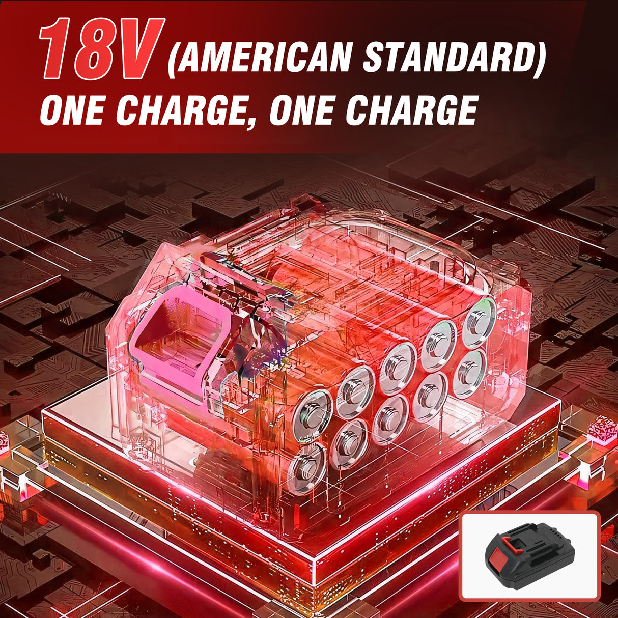 18V Brushless Cordless Impact Wrench Kit with 2 Batteries & Charger