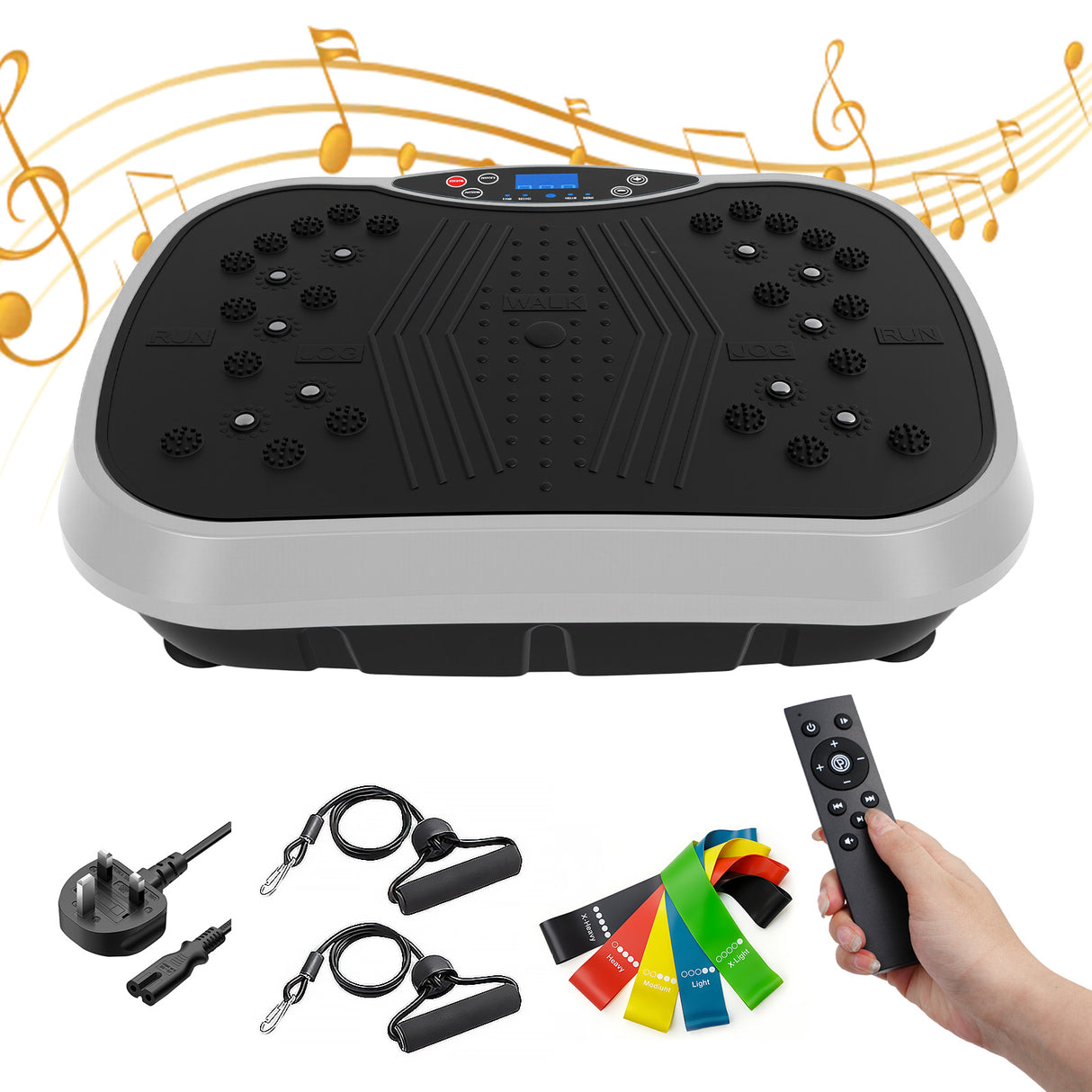 Intelligent Vibration Plate Exercise Machine for Home Fitness with Bluetooth