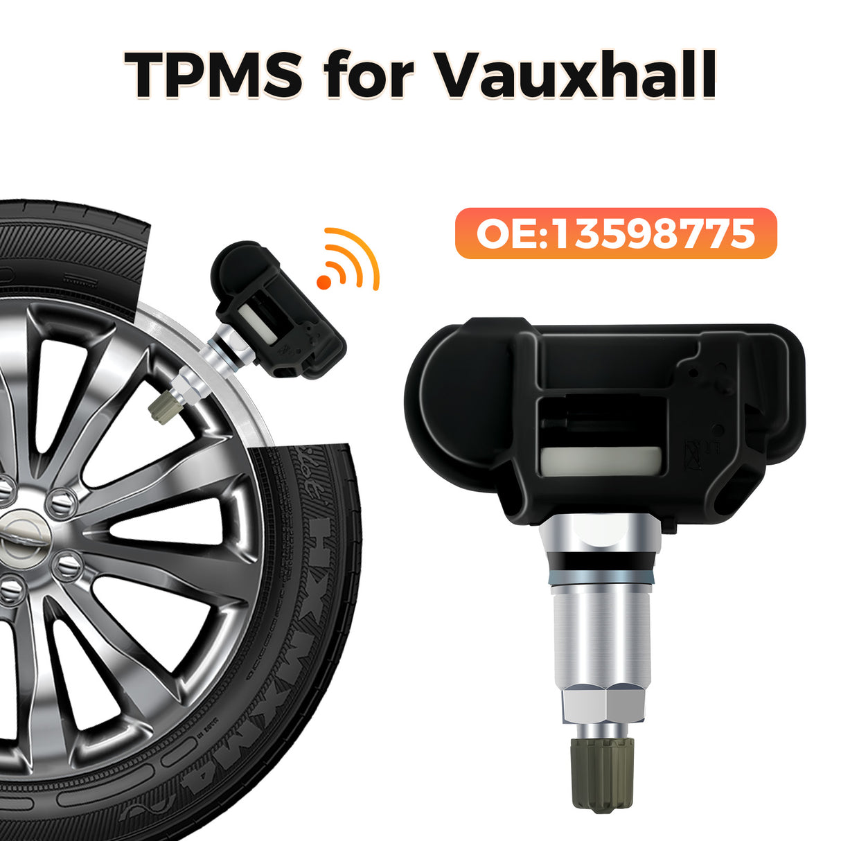 Tyre Pressure Sensor 13598775 for Vauxhall Astra Corsa Zafira Insignia
