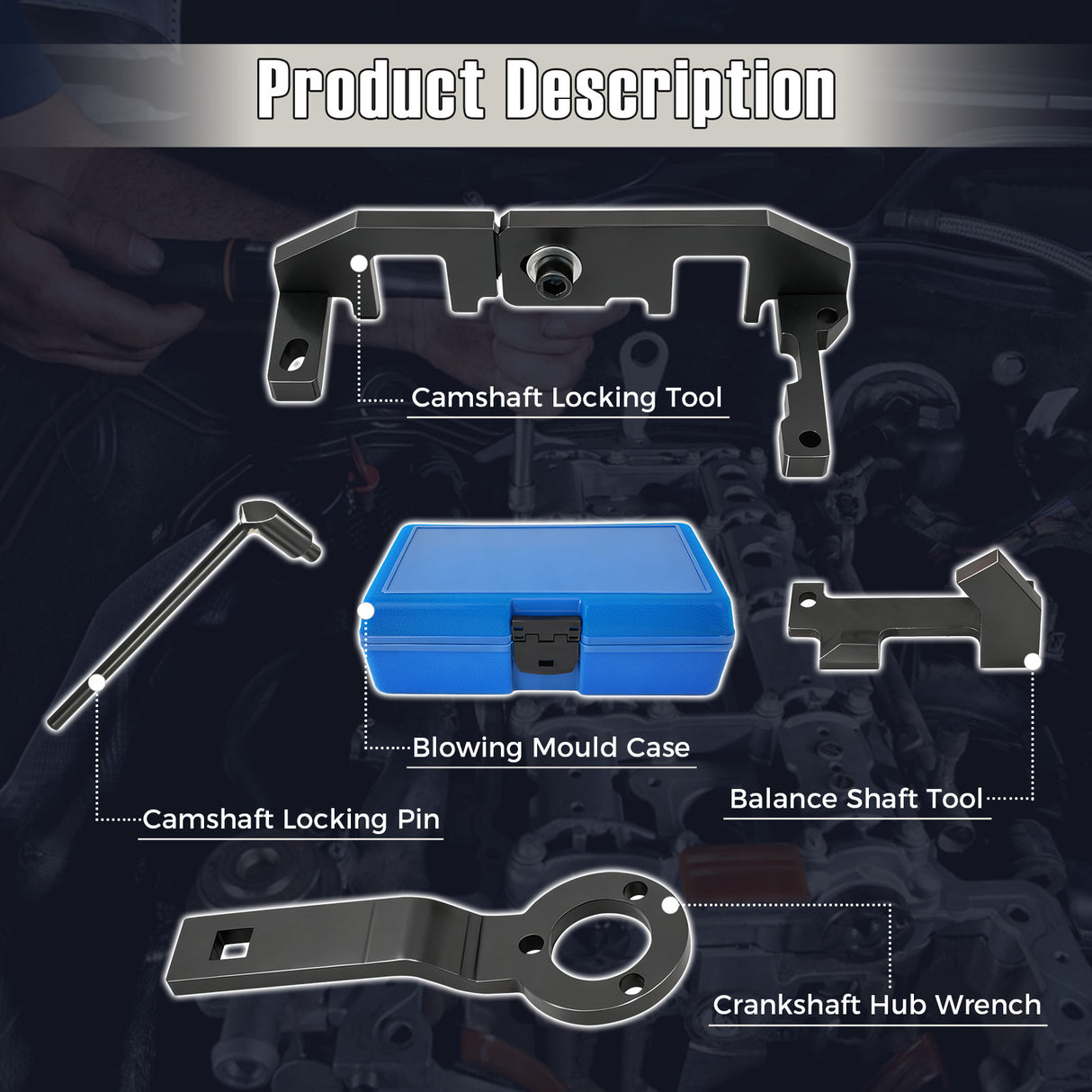 Engine Timing Locking Tool for Petrol Citroen C3 Peugeot 208 308 2008