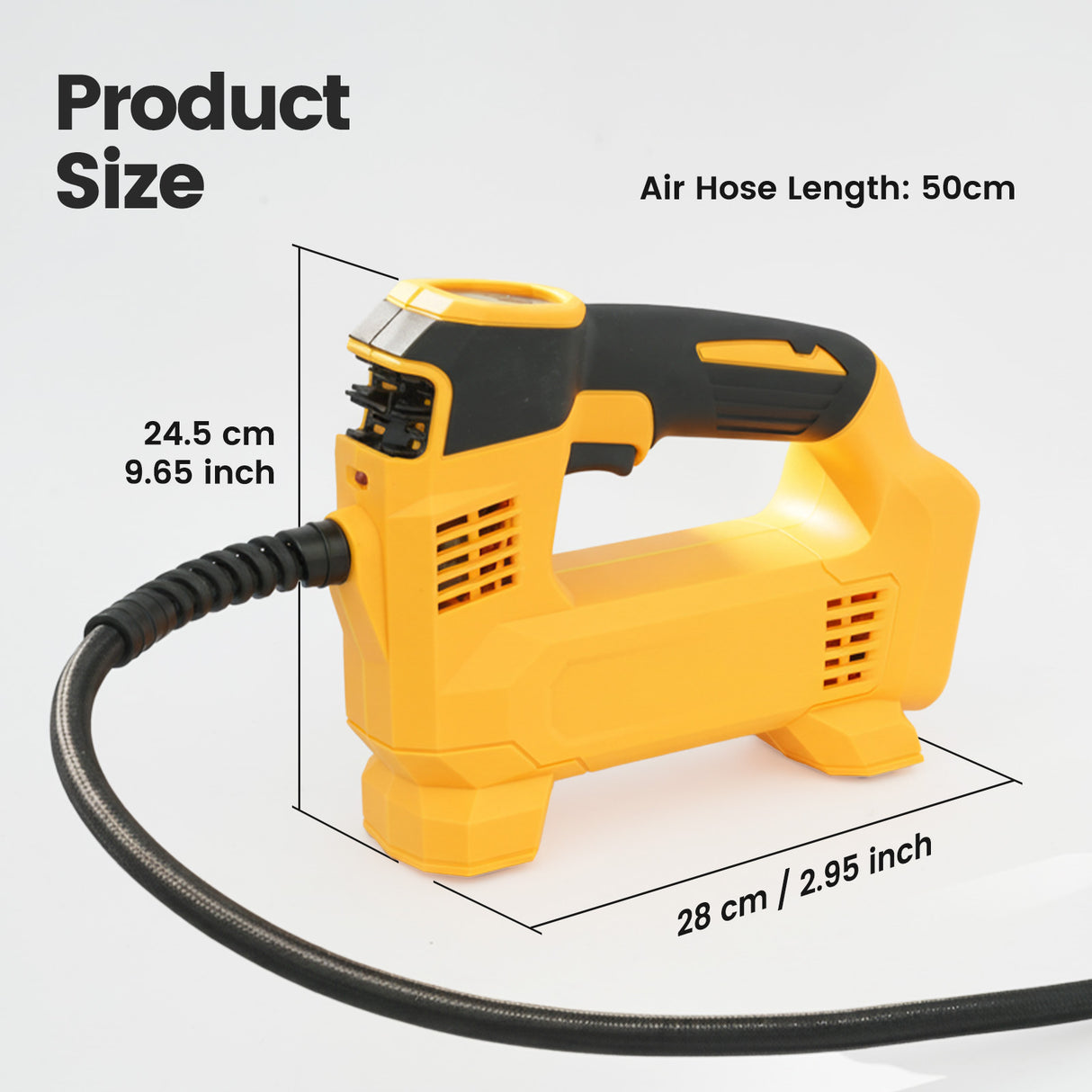 18V Cordless Car Tyre Inflator for DeWalt / Makita