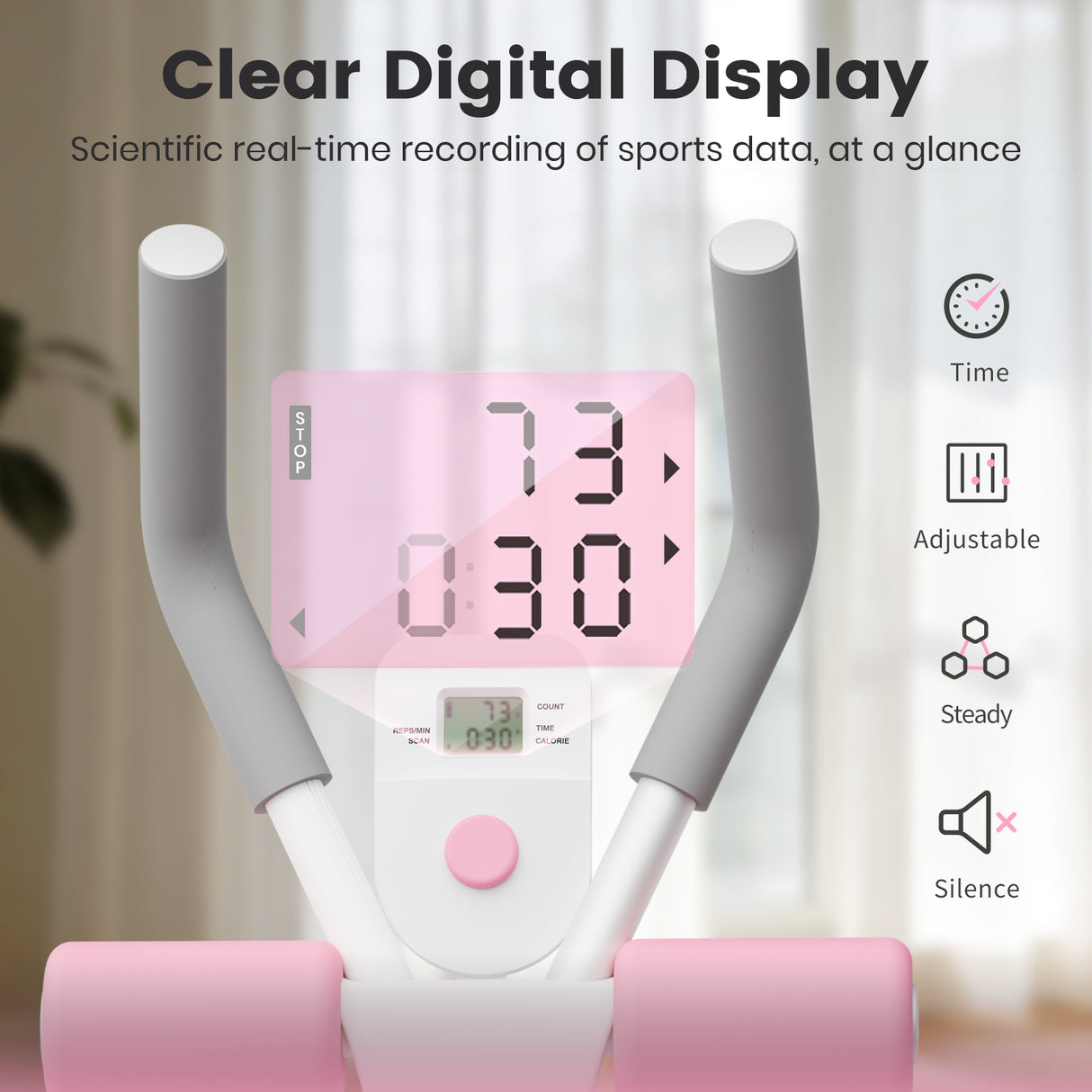 Crunch Machine with Digital Watch