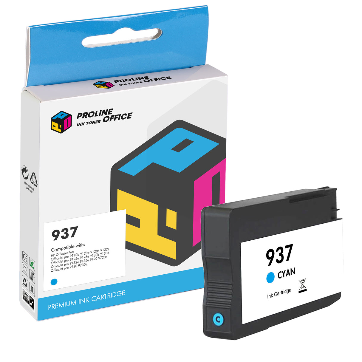 hp937 ink cartridge cyan