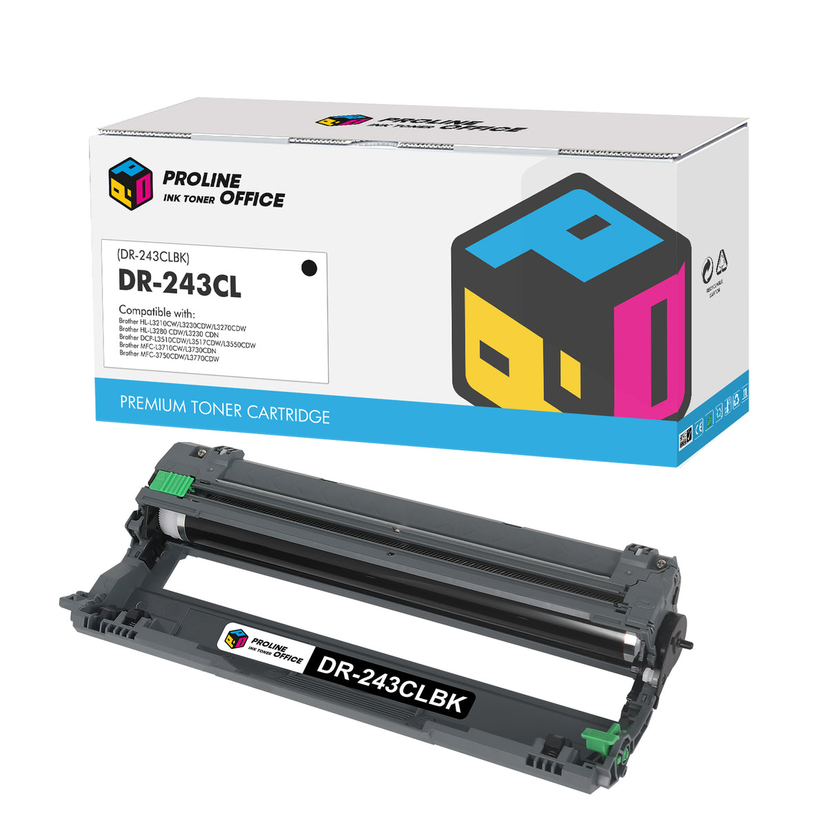 Compatible Brother DR-247CL Drum Unit Black