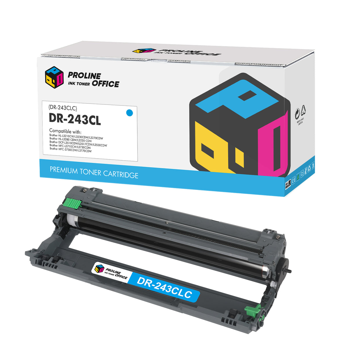 Compatible Brother DR-247CL Drum Unit Cyan