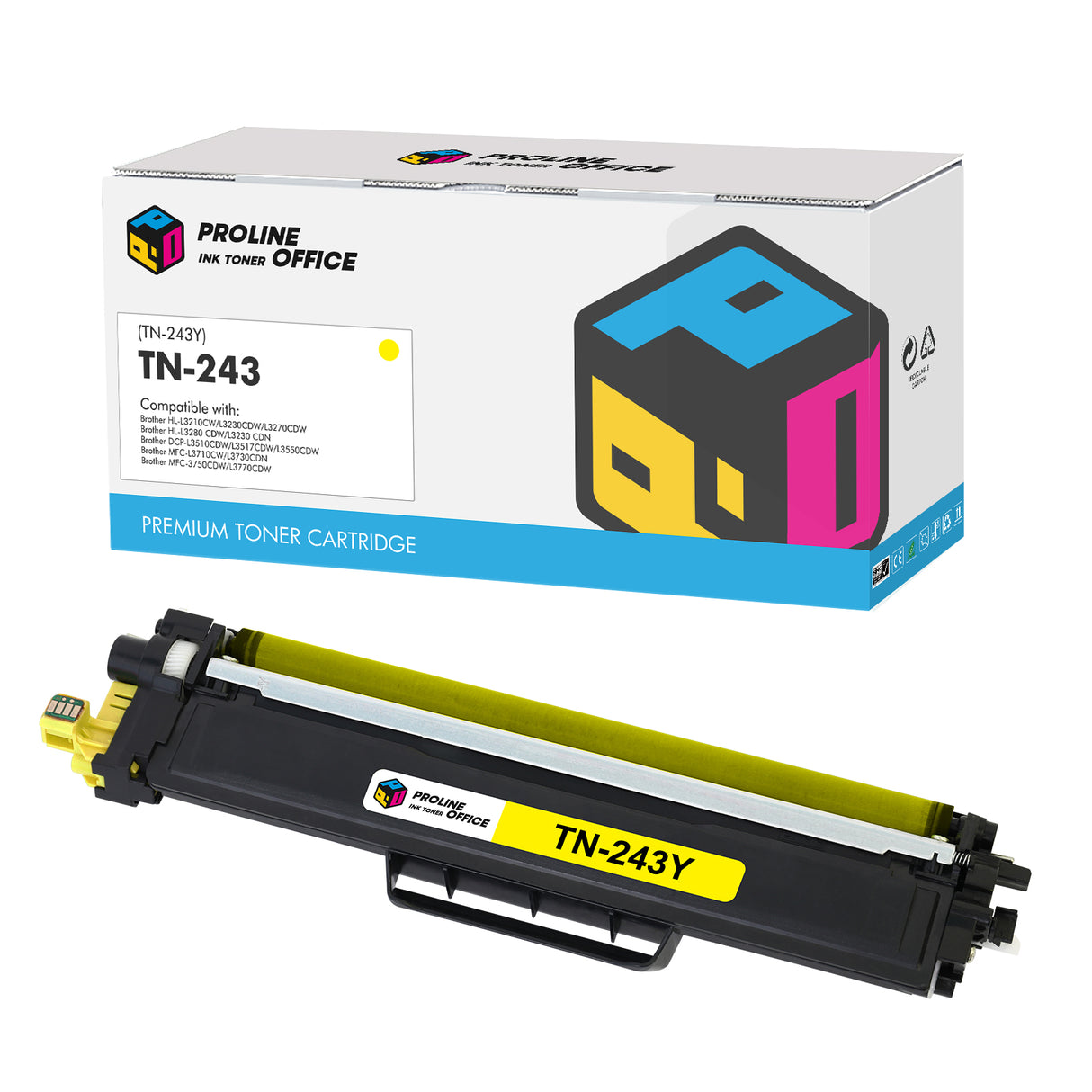 Compatible Brother TN-243 Toner Cartridge Yellow