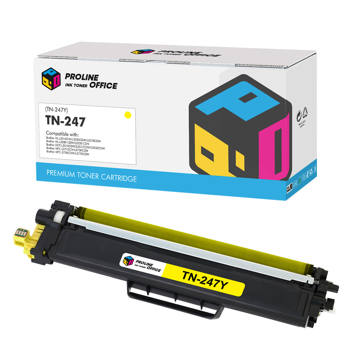 Compatible Brother TN-247 Toner Cartridge Yellow