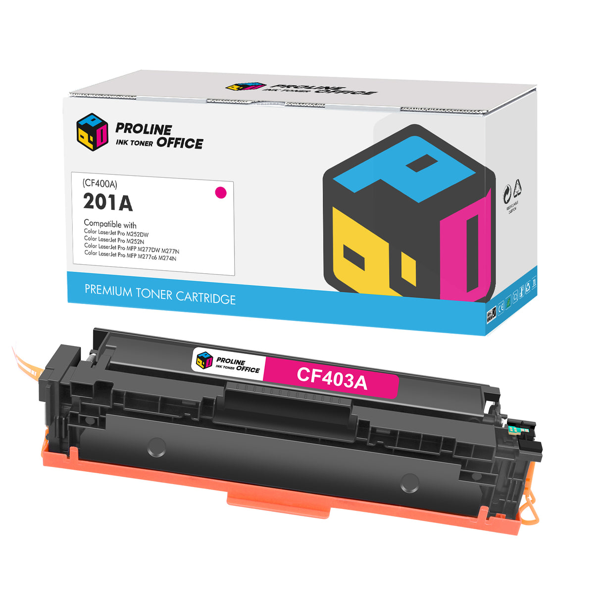 Compatible HP 201A Toner Cartridge Magenta