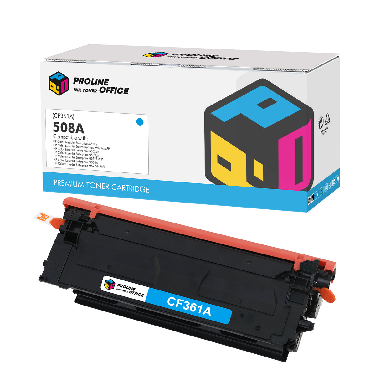 Compatible HP 508A Toner Cartridge Cyan
