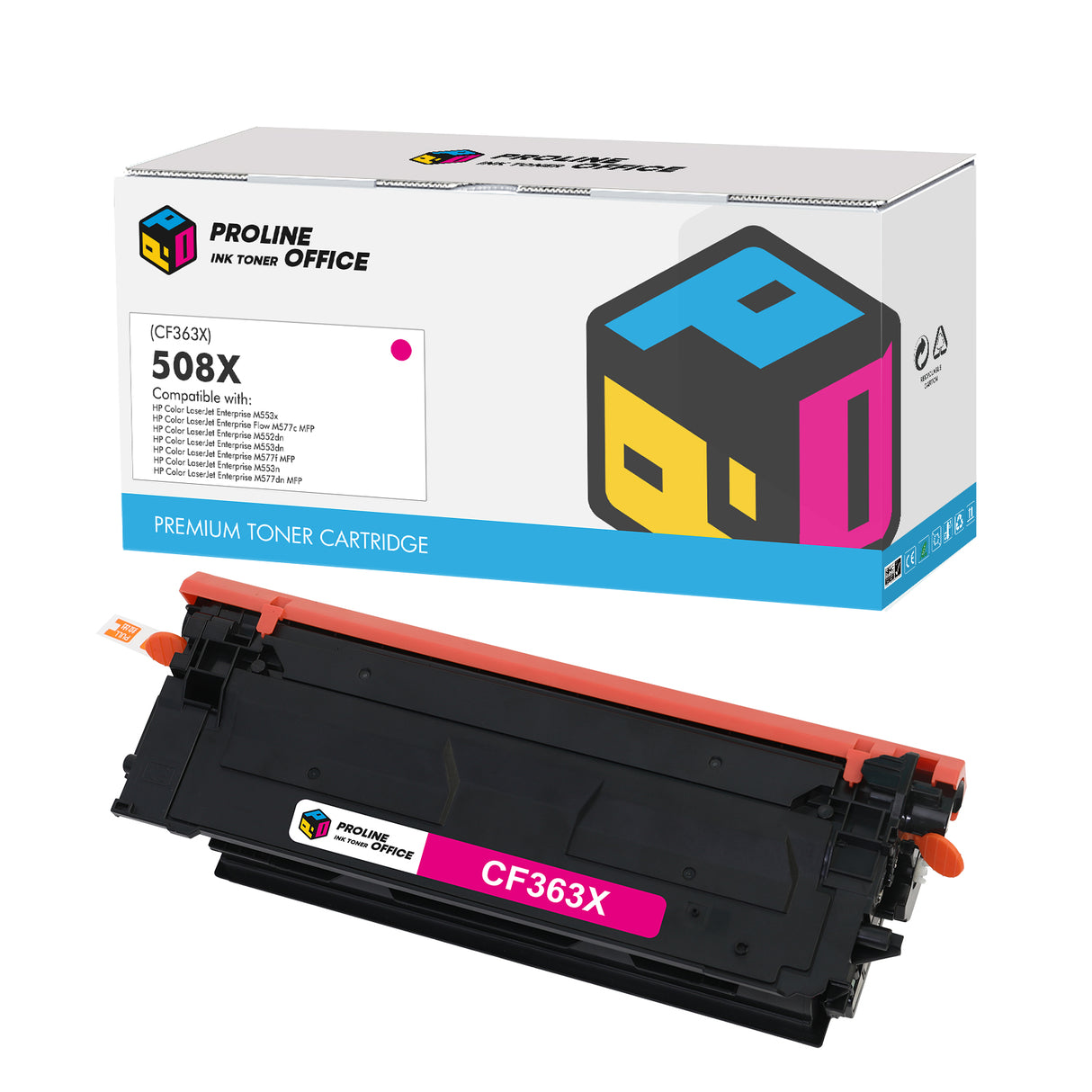 Compatible HP 508X Toner Cartridge Magenta