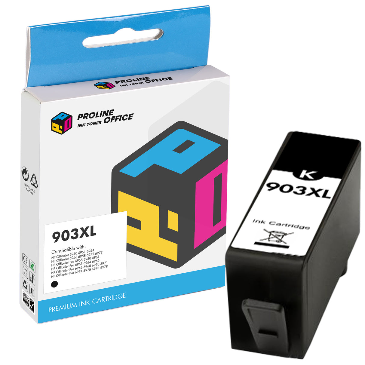Compatible HP 903/903XL Ink Cartridge Black