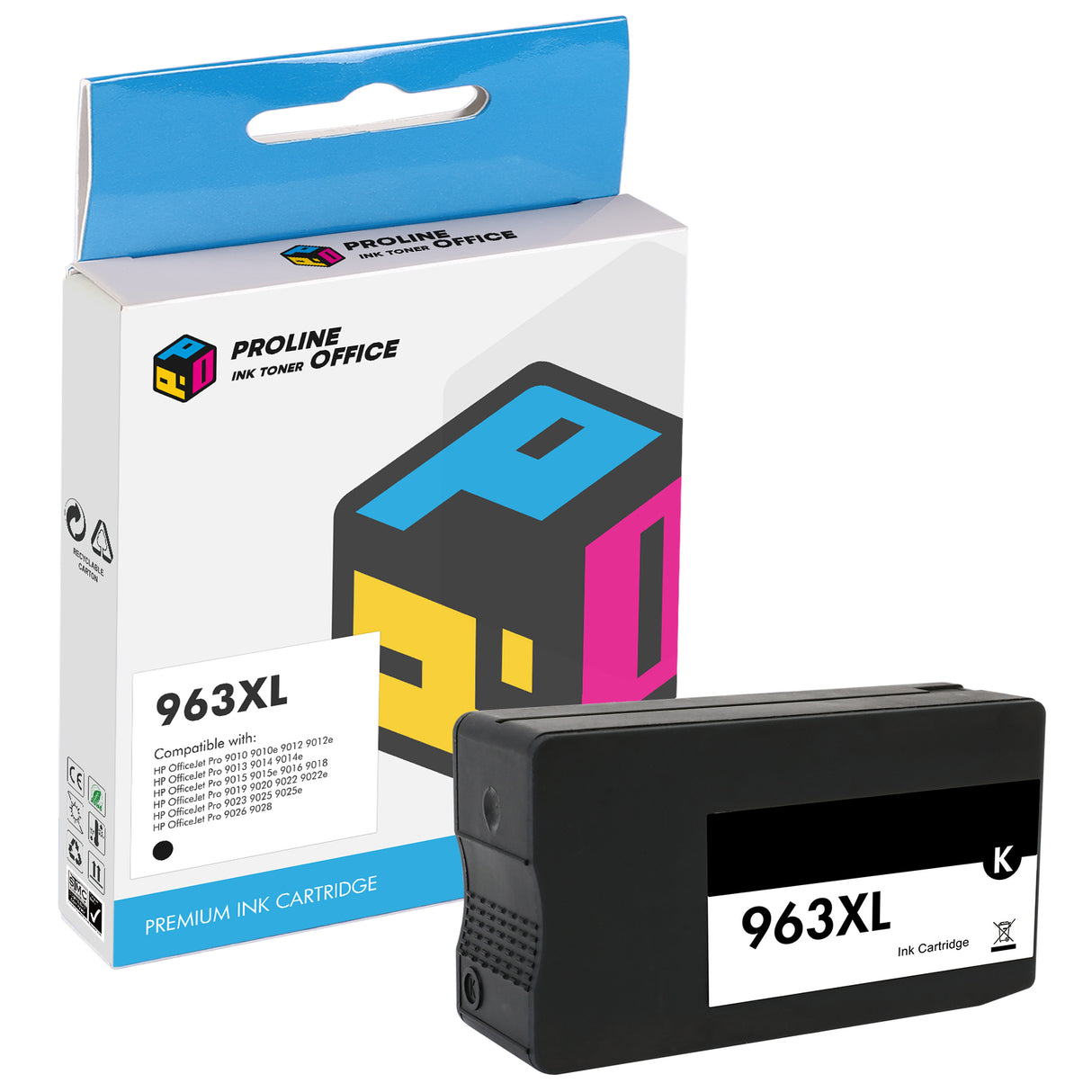 Compatible HP 963/963XL Ink Cartridge Black