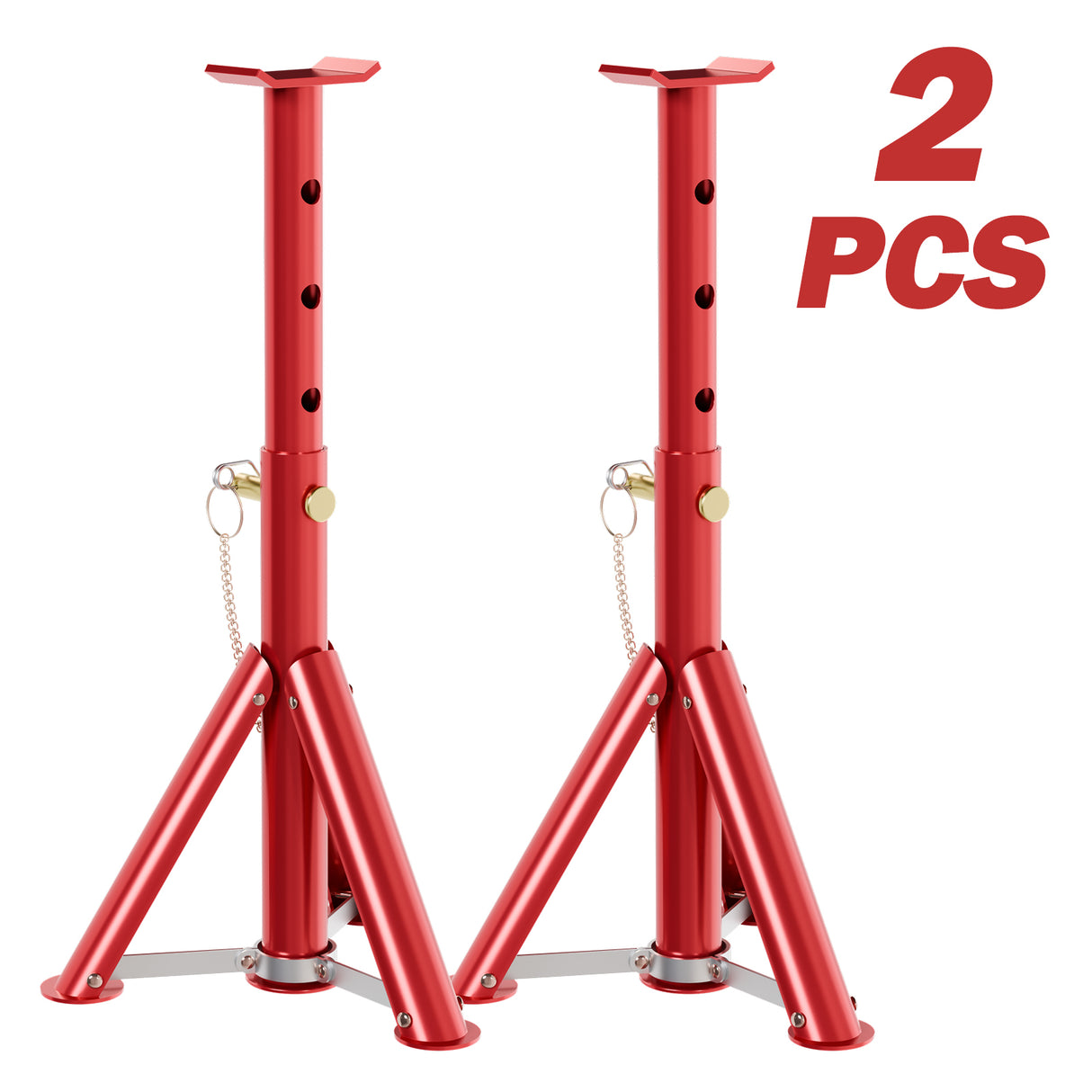 Single-support 3T axle telescopic Jack - 2pcs