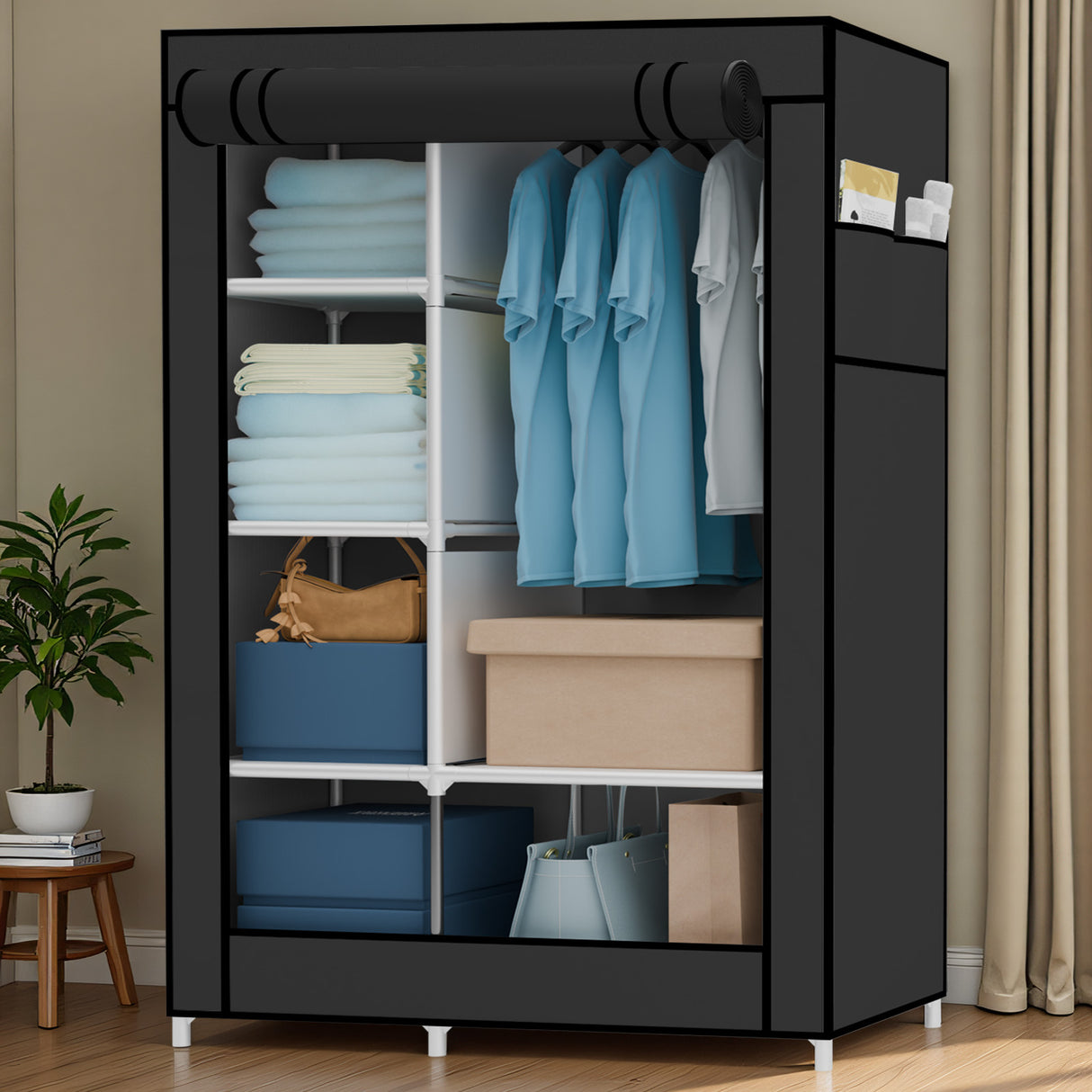 Small Non-Woven Fabric Wardrobe
