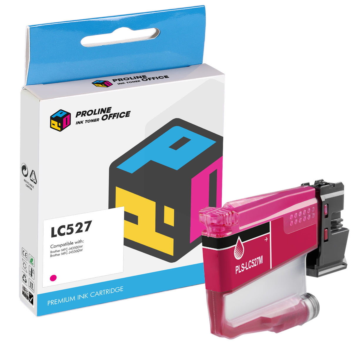 Compatible Brother LC527 Ink Cartridge Magenta