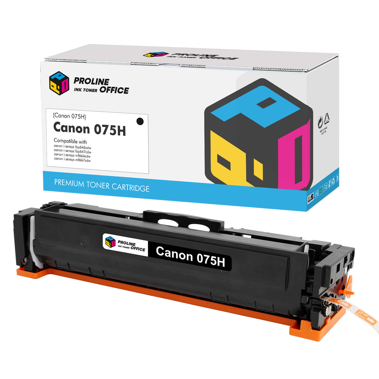 Compatible Canon 075H Toner Cartridge Black