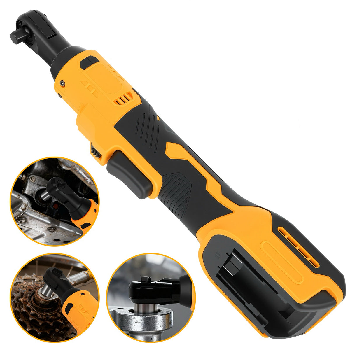3/8" Brushless Cordless Ratchet Wrench For Dewalt 18V/20V Batteries