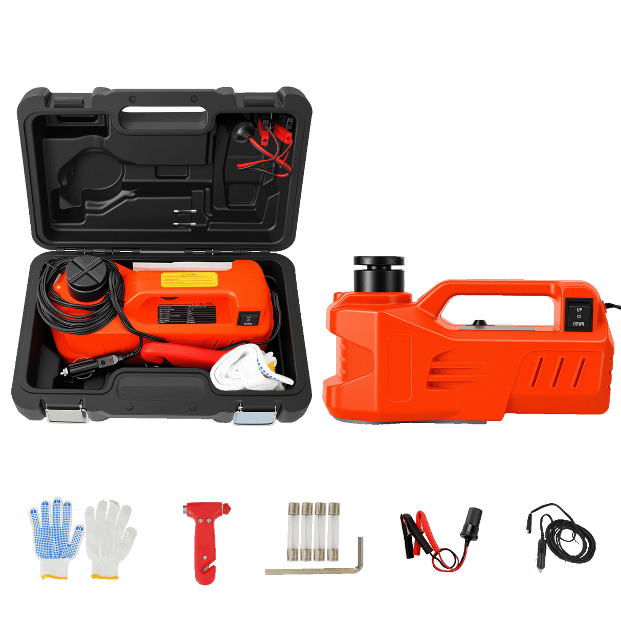 5T Electric Hydraulic Jack with 15–45cm Lifting Range