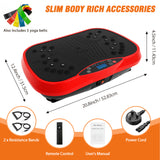 Intelligent Vibration Plate Exercise Machine for Home Fitness with Bluetooth