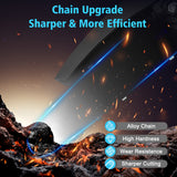 21V 6+8 Inch Cordless Mini Chainsaw with Batteries & Charger