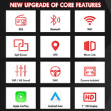 9'' Apple Carplay Android 14 Radio Stereo 1+32G — Ford Fiesta 2009-2016 (11)