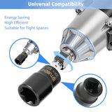 17pcs Impact E Torx Female Sockets Set — E5-E24 3/8'' & 1/2'' Drive