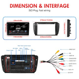 9'' Apple Carplay Android 14 Radio Stereo 1+32GB — SEAT IBIZA 6J 2009-2013
