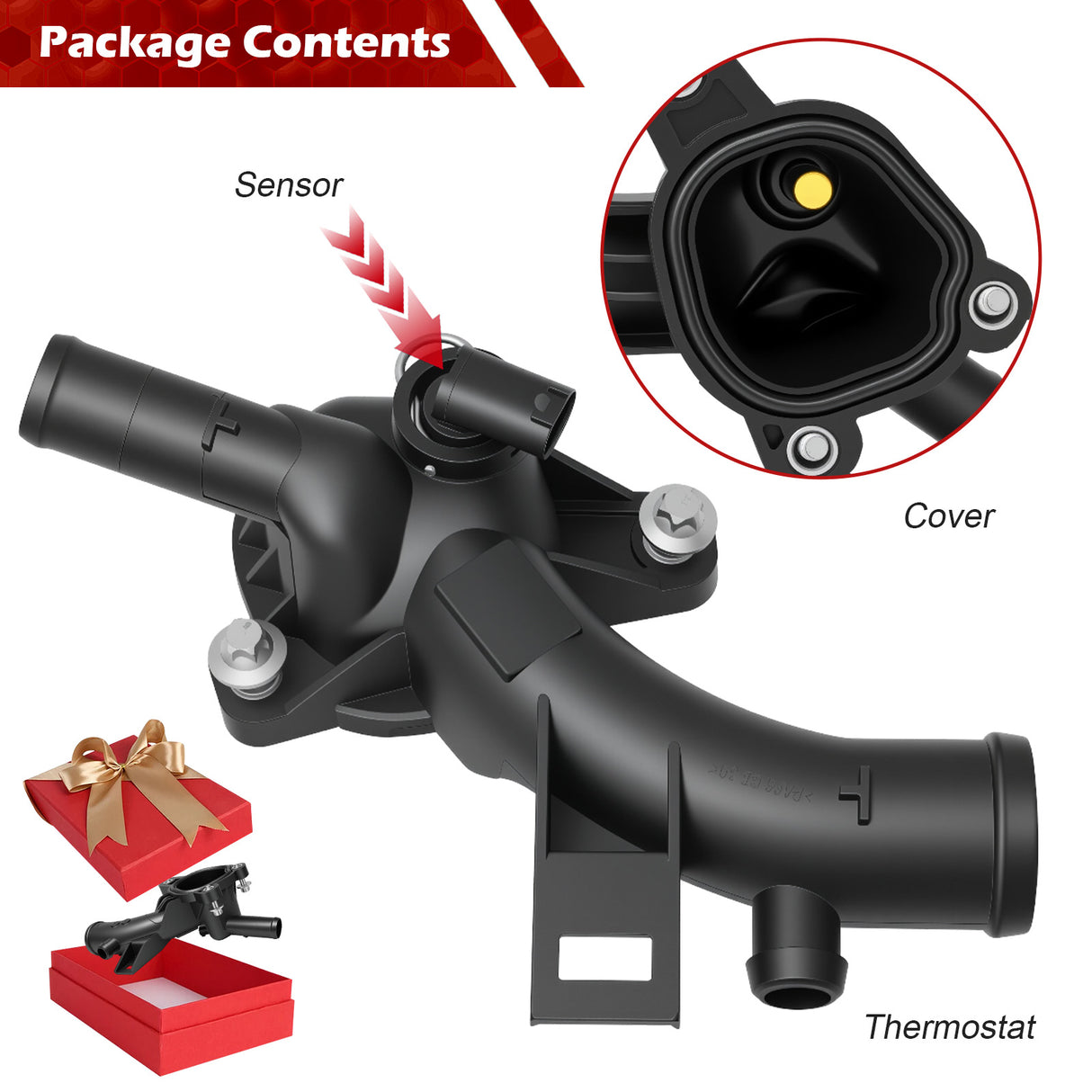 Coolant Thermostat Housing 55562048 for Vauxhall Corsa D/E Astra Meriva