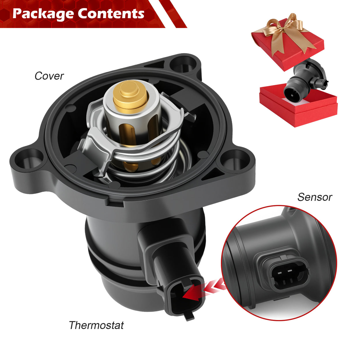 Coolant Thermostat Housing 55593033 for Vauxhall Adam Corsa 1.2 1.4