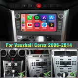 7'' Apple Carplay Android 14 Radio Stereo — Vauxhall Corsa 2006-2014