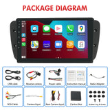 9'' Apple Carplay Android 14 Radio Stereo 2+32GB — SEAT IBIZA 6J 2009-2013