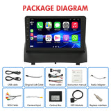9'' Apple Carplay Android 14 Radio Stereo 1+32G — Ford Fiesta 2009-2016 (17)