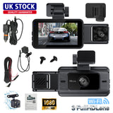 3" IPS 1080P WiFi Dash Cam with Front & Rear Camera (18)