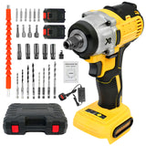 380Nm Brushless Cordless Impact Wrench Kit with Battery