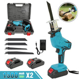 21V Reciprocating Saw Kit with Batteries & Charger & Blades