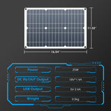 5000W Solar Panel Kit with 12V Inverter & Controller