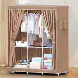 Spacious Fabric Wardrobe Closet Storage Organizer for Bedroom
