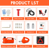 5T Electric Hydraulic Jack with 15–45cm Lifting Range