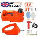 5T Electric Hydraulic Jack with 15–45cm Lifting Range