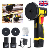 12V Mini Cordless Angle Grinder Kit with Batteries & Charger