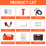 5T Electric Hydraulic Jack with 15–45cm Lifting Range