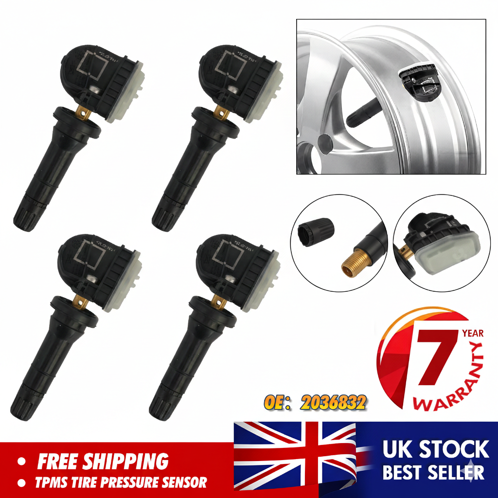 4pcs Tyre Pressure Sensors 2036832 for Ford Focus Fiesta Kuga Mondeo